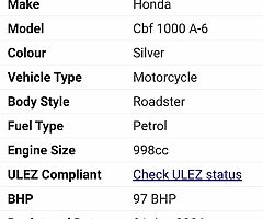 2006 Honda CBF 1000 A-6 - Image 5/7