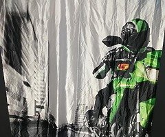 Large Kawasaki fabric banmers