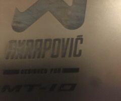 Yamaha mt 10 akropovic  exhaust can - Image 7/8