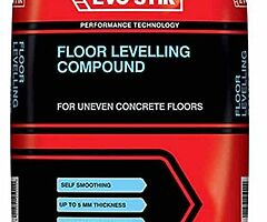 4 bags of unopened in original plastic wrapping.  Self levelling floor mix