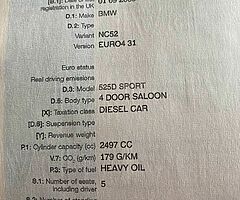 2005 BMW Series 5 - Image 9/10