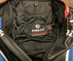 Eaglon one piece Honda leathers size uk 42 eu 54 same fitting as alpinestars - Image 4/9