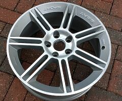 18" GENUINE SEAT LEON MK2 BTCC FR BBS ALLOY WHEEL 5x112