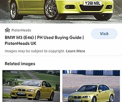 WANTED bmw e46 m3