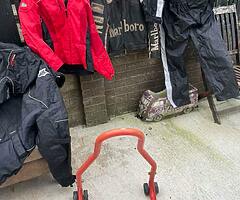 Hi lot of motorbike equipment