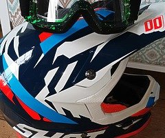 Shot motocross helmet / goggles