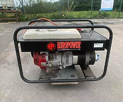 Euro power generator Honda engine