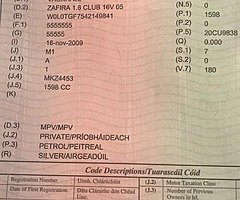 Vauxhall Zafira 04 tested