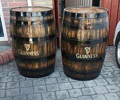 Guinness beer barrels