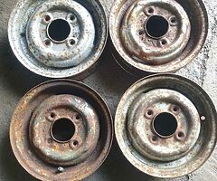 4 x mini wheels (suitable for trailer)