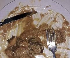 Selling the plate as I can't be fucked washing it leftovers included