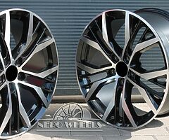 VW Santiago style alloy wheels 5x112 - Image 4/9