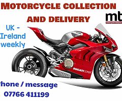 Motorcycle Transport UK - Ireland - UK
