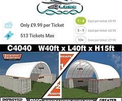 40ft PVC Container Shelter