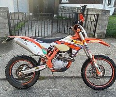 Ktm 350 enduro irish road reg’d and taxed.