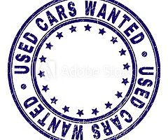 We buy all cars vans 4x4s For cash￼