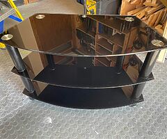 Tv unit (black glass)