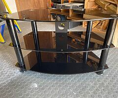 Tv unit (black glass)