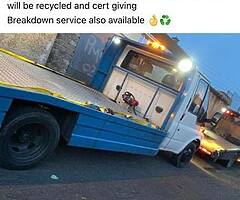 All scrap vehicles bought for cash