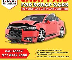 For sale/ Scrap car collection/