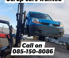 Scrap cars wanted