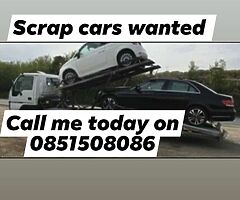 Scrap cars wanted
