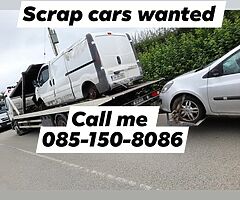 Scrap cars wanted