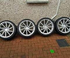 Any 18”/19” 5x112 wheels to suit Audi A4