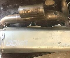 Doma exhaust system for 2019 onwards KTM 450