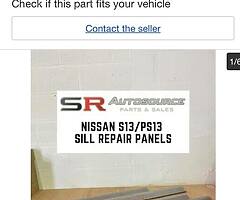 Wanted s13 replacement sills