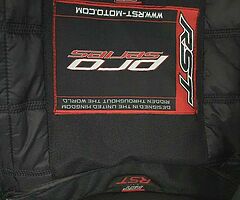 RST textile jacket and leather bottoms size 44 chest and size 32 waist