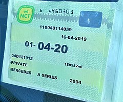 Mercedes a class 1.7 diesel NCT 4 /20