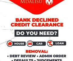 Removal of debt review or admin order and increase credit score