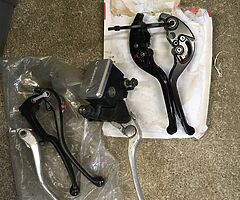 garage clearance of motorcycle racing spares