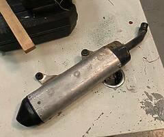 2015 YZ 125 stock silencer