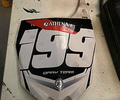 YZ 125 plastics with graphics