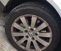 Volkwagen golf and passat