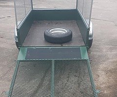 As new 6x4 meshside steel trailer - Image 9/9