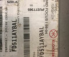 1998 - 2004  Ford Focus  or  connect van new door sills