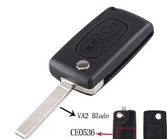 Peugeot/ Citroën key shell