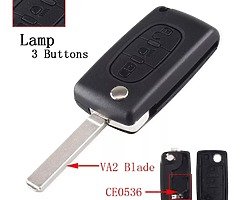 Peugeot/ Citroën key shell - Image 7/10