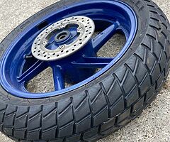 Honda cbr 600 wet tyres & rims cbr600 - Image 4/5