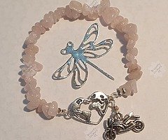 Various motorcycle themed cards and gifts