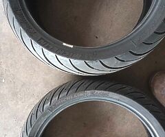 Motorbike tyres