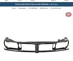Locking panel for vw polo 1992