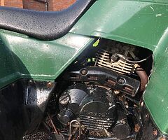 Kawasaki 250cc farm quad needs work