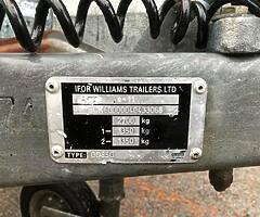 8x5 ivor Williams plant trailer - Image 4/10