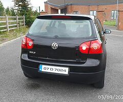 2007 VW GOLF 1.4 - NCT & TAX