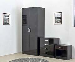 Alina Wardrobe Complete Bedroom Set Available in Multi colors - Cash on Delivery