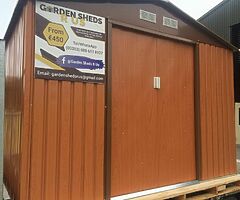 Store your motorbike - *|* HIGH QUALITY - STEEL GARDEN SHEDS FOR SALE *|*